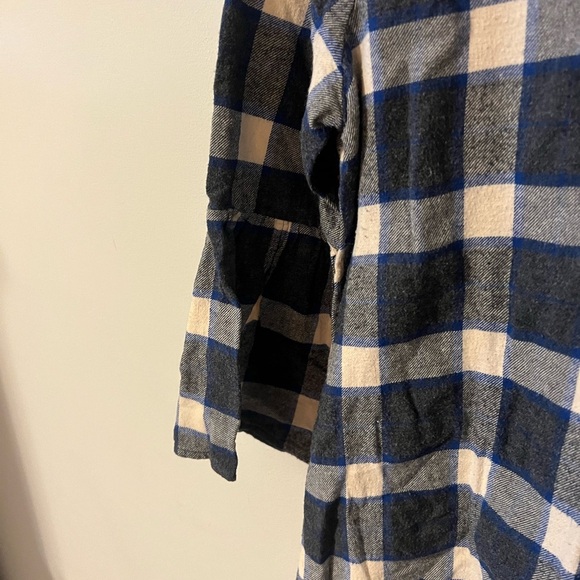 HATCH Collection Maternity Madeline Flannel Button Back Top XS/0 - Picture 2 of 6